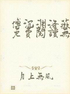 傅沉渊洛薇小说免费阅读无弹窗