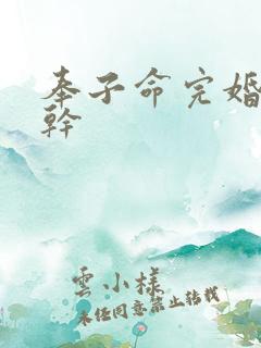 奉子命完婚 高干