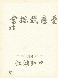 当总裁恋爱时txt