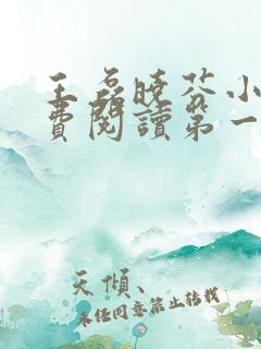 王磊晓芬小说免费阅读第一章