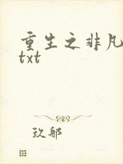 重生之非凡人生txt