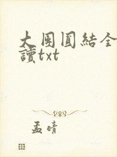 大团圆结全文阅读txt