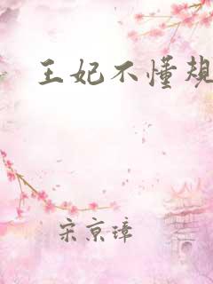 王妃不懂规矩