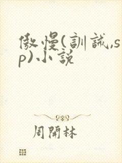 傲慢(训诫,sp)小说