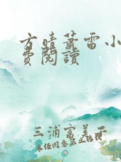 方晴萧雷小说免费阅读