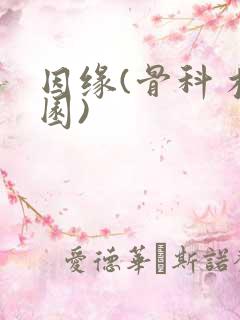 因缘(骨科 校园)