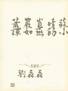 萧严肖晴苏雨溪谭如燕的小说