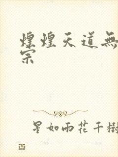 煌煌天道无上剑宗