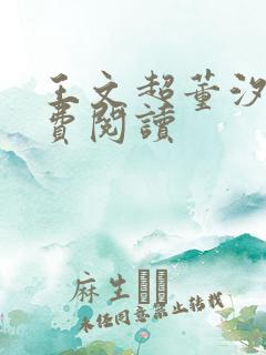 王文超董汐瑜免费阅读