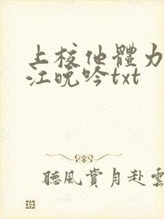 上校他体力太好江晚吟txt