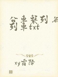 公车系列 欲望列车txt
