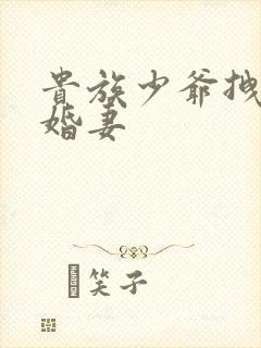 贵族少爷拽拽未婚妻