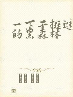 一下子挺进浓密的黑森林