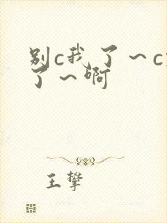 别c我了～c烂了～啊