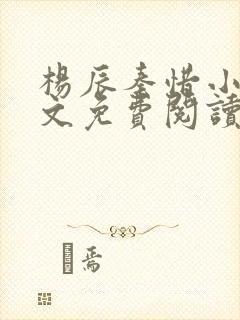 杨辰秦惜小说全文免费阅读完整版