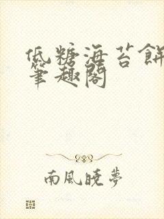 低糖海苔饼 h笔趣阁