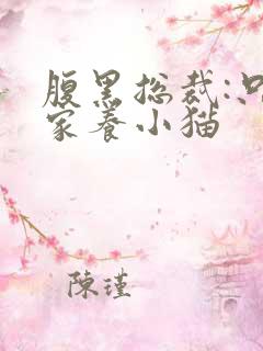 腹黑总裁:只疼家养小猫