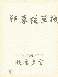 邪恶校草拽校花