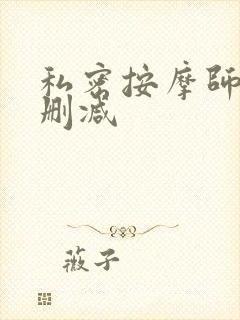 私密按摩师 未删减