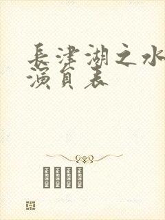长津湖之水门桥演员表