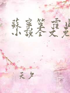 苏宁笙 霍止行小说全文免费阅读