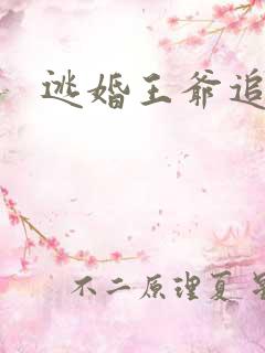 逃婚王爷追逃妃