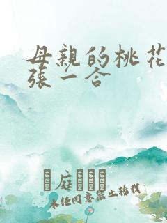 母亲的桃花源一张一合