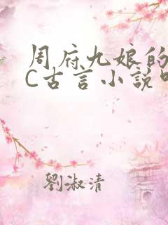 周府九娘的NPC古言小说叫什么