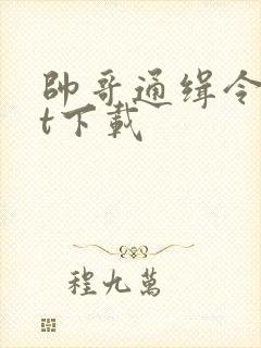 帅哥通缉令txt下载