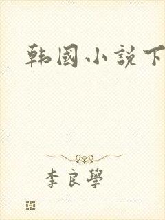 韩国小说下载