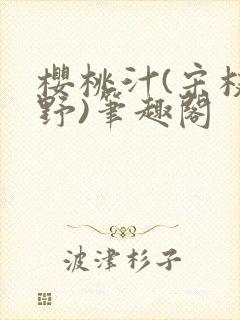 樱桃汁(宋枝江野)笔趣阁