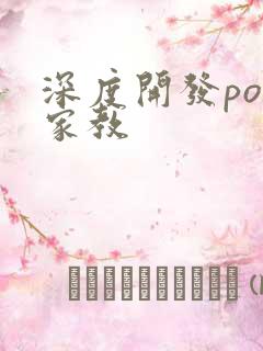 深度开发pop家教