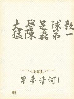 大学足球教练王猛陈磊第一篇