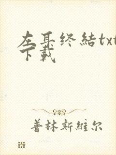 左耳终结txt下载