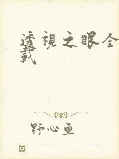 透视之眼全文下载