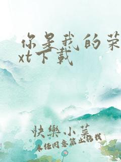 你是我的荣耀txt下载