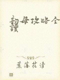 韵母攻略全文阅读