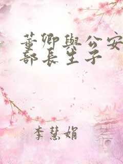 董卿与公安部副部长生子