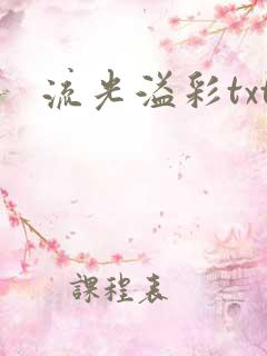 流光溢彩txt