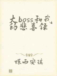 大boss和我的悲喜录