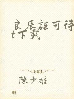 良辰讵可待txt下载