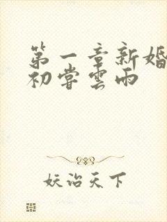 第一章新婚少妇初尝云雨