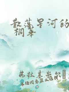 散落星河的记忆 桐华