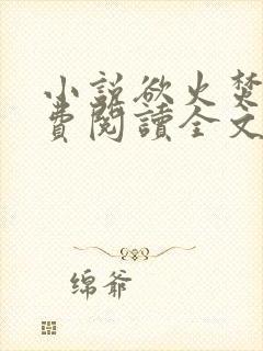 小说欲火焚烧免费阅读全文