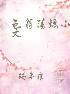 色翁荡熄小说全文