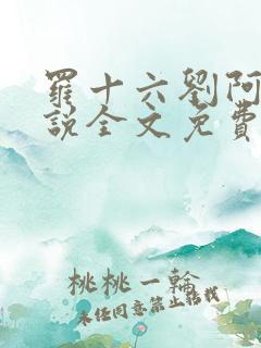 罗十六刘阿婆小说全文免费阅读