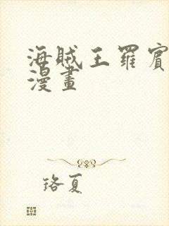 海贼王罗宾同人漫画