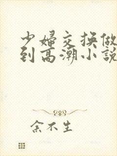 少妇交换做爰做到高潮小说