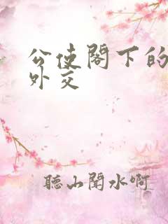 公使阁下的秘密外交