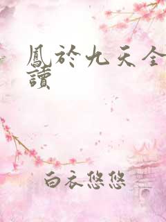 凤于九天全文阅读